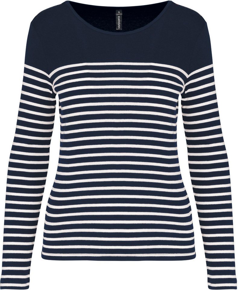 Kariban Longsleeve Damen-Marineshirt Langarm von Kariban