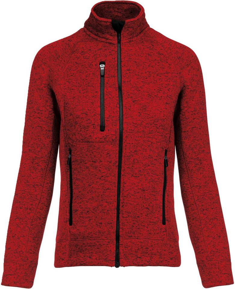 Kariban Outdoorjacke Damen-Weste mit Reißverschluss, aus Chiné von Kariban