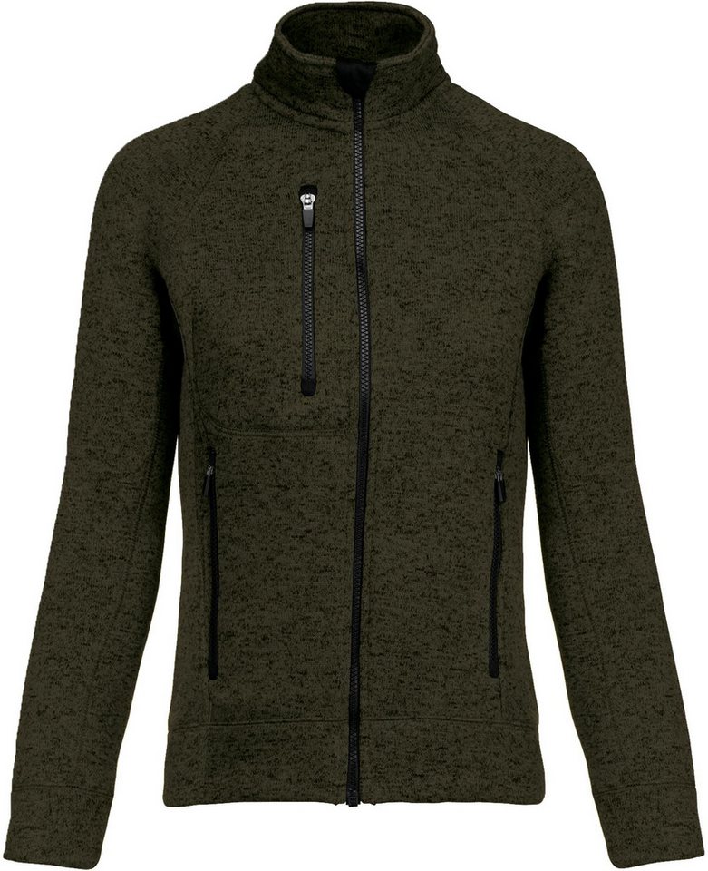 Kariban Outdoorjacke Damen-Weste mit Reißverschluss, aus Chiné von Kariban