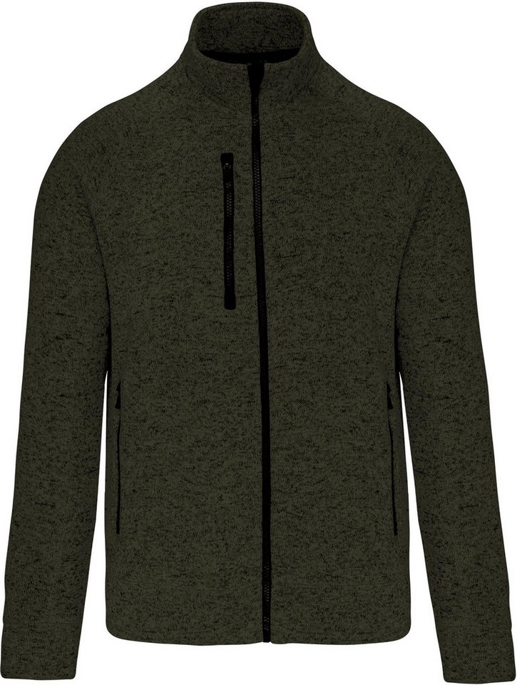 Kariban Outdoorjacke Herren-Weste mit Reißverschluss, aus Chiné von Kariban