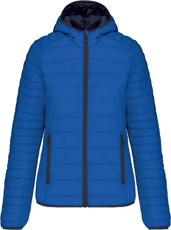 Kariban Outdoorjacke Leichte Damen-Steppjacke mit Kapuze von Kariban