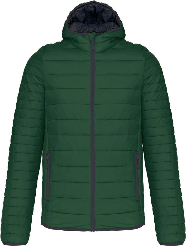 Kariban Outdoorjacke Leichte Herren-Steppjacke mit Kapuze von Kariban