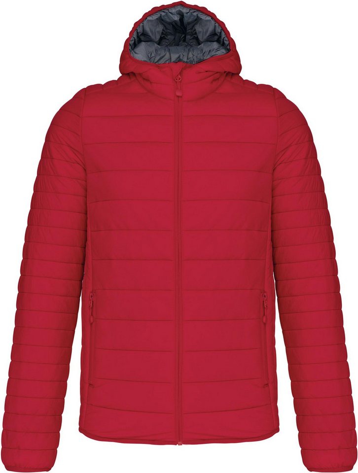 Kariban Outdoorjacke Leichte Herren-Steppjacke mit Kapuze von Kariban