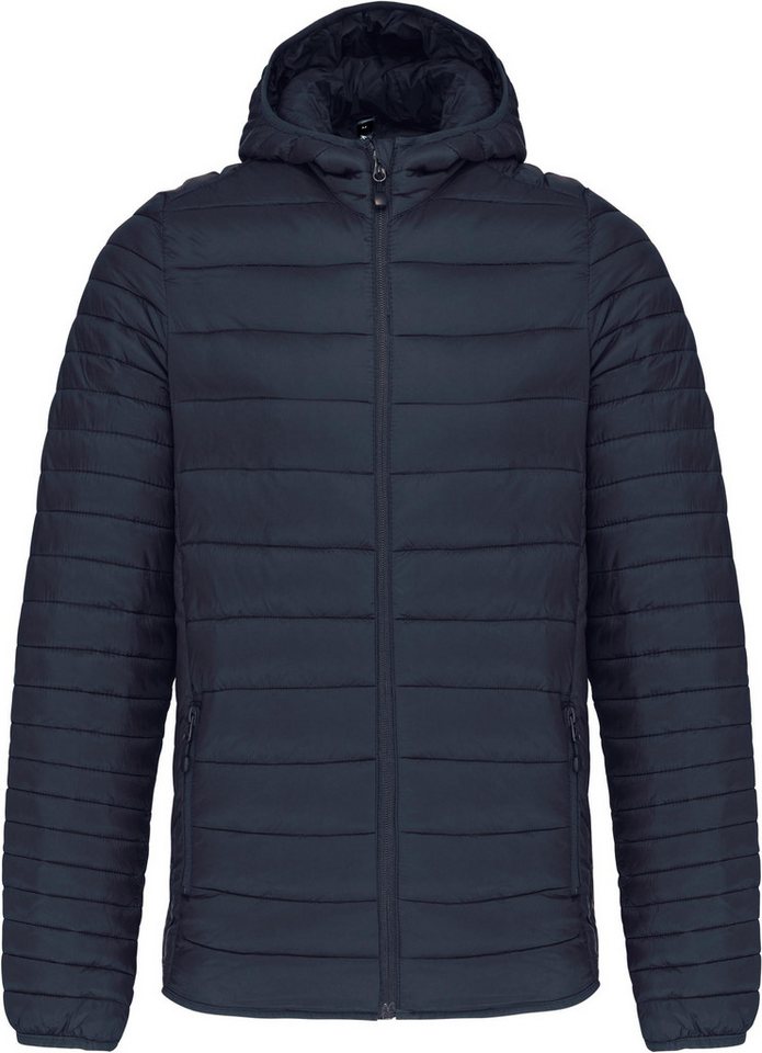 Kariban Outdoorjacke Leichte Herren-Steppjacke mit Kapuze von Kariban