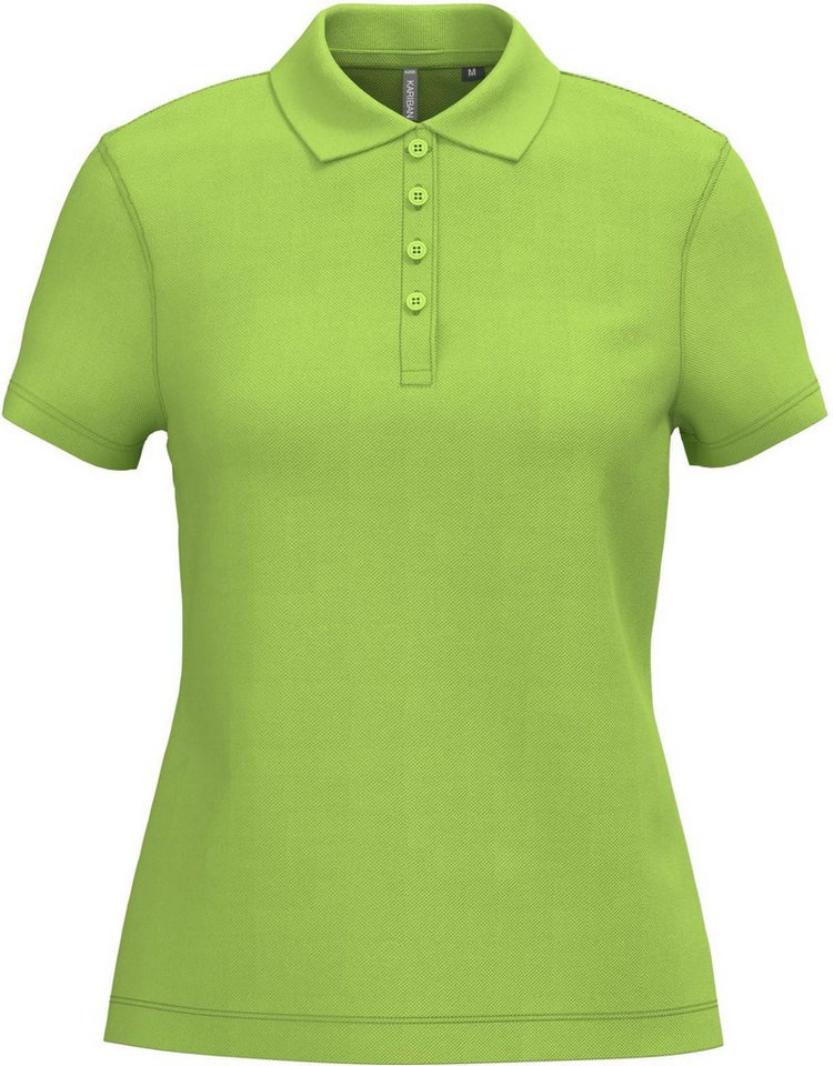Kariban Poloshirt Damen Kurzarm-Poloshirt. Baumwollpiqué. von Kariban