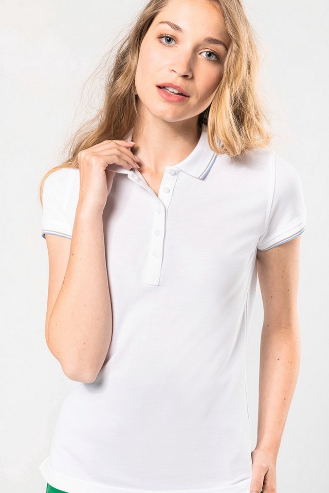 Kariban Poloshirt Damen Piqué Poloshirt Kurzarm von Kariban