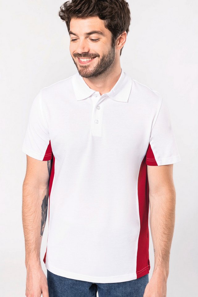 Kariban Poloshirt Flag > poloshirt bicolor kurzarm von Kariban
