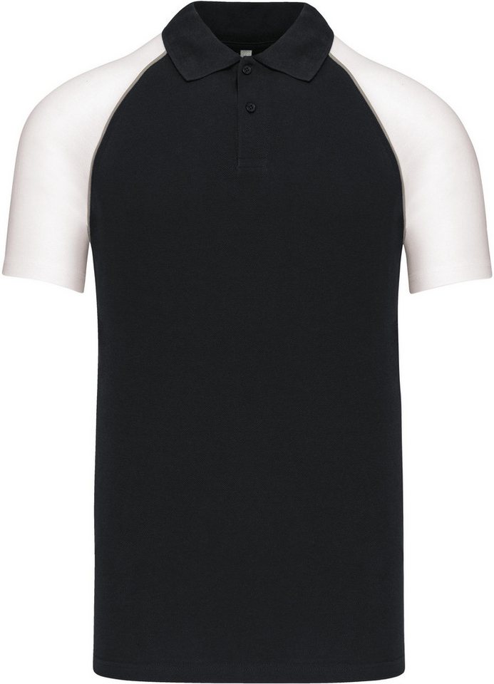 Kariban Poloshirt Herren Baseball Kurzarm Poloshirt von Kariban