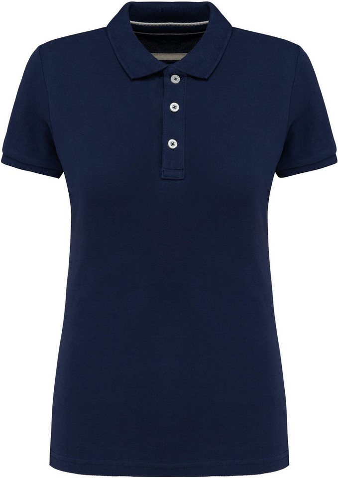 Kariban Poloshirt Kurzarm-Polohemd für Damen im Vintage-Stil von Kariban