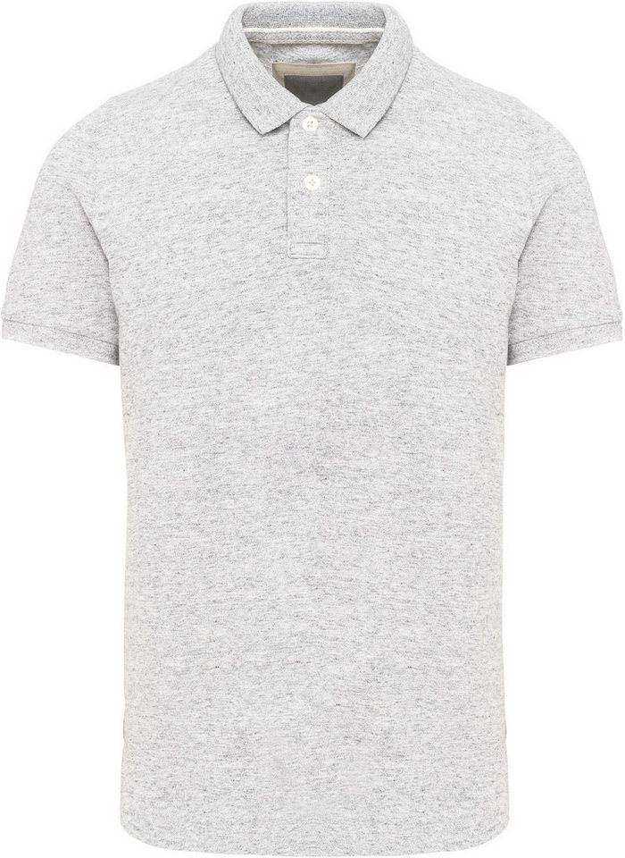 Kariban Poloshirt Kurzarm-Polohemd für Herren im Vintage-Stil von Kariban