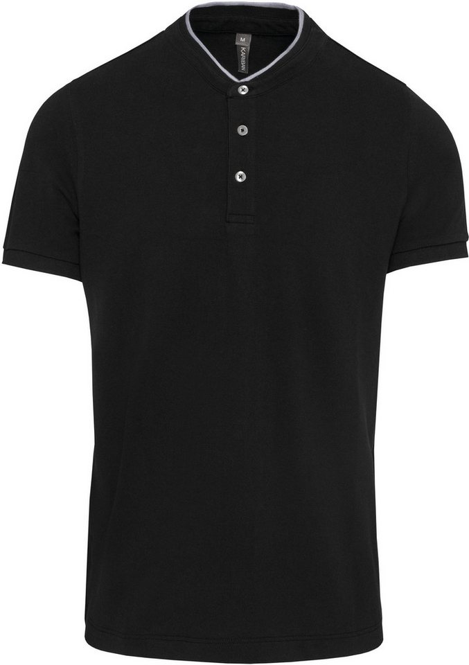 Kariban Poloshirt Kurzarm-Polohemd für Herren mit Maokragen Kariban Poloshirt Kurzarm-Polohemd für Herren mit Maokragen von Kariban