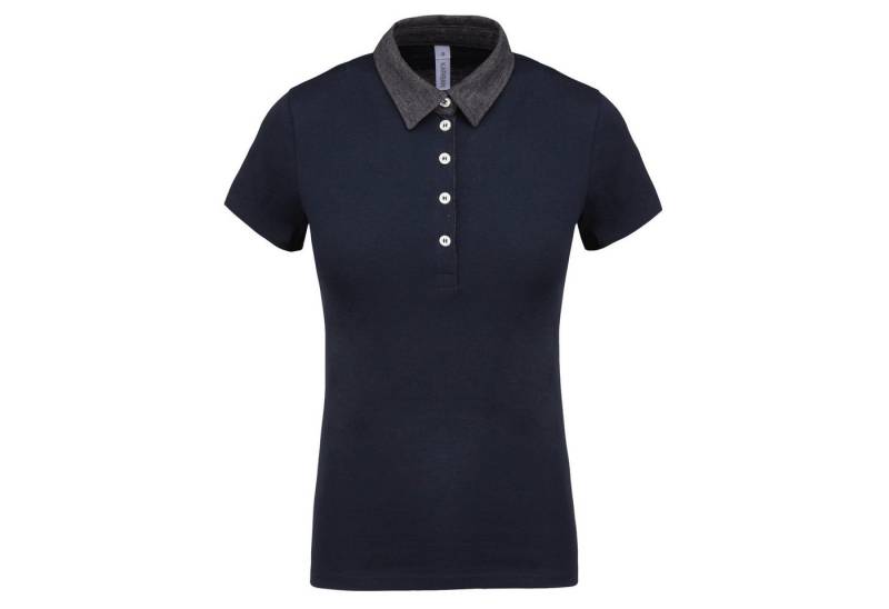 Kariban Poloshirt Zweifarbiges Jersey-Polohemd für Damen Kariban Poloshirt Zweifarbiges Jersey-Polohemd für Damen von Kariban