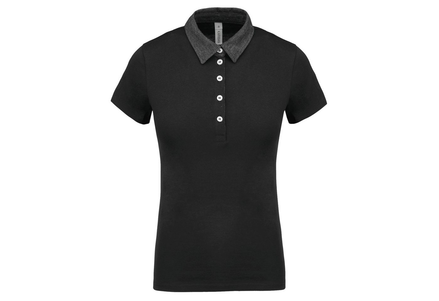 Kariban Poloshirt Zweifarbiges Jersey-Polohemd für Damen von Kariban
