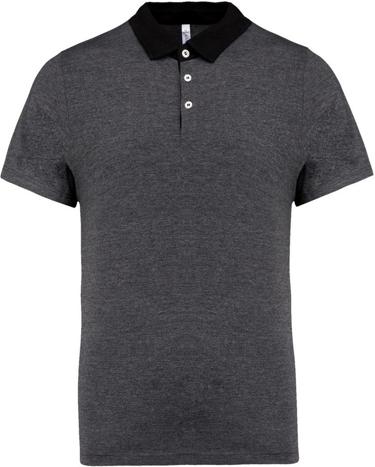 Kariban Poloshirt Zweifarbiges Jersey-Polohemd für Herren von Kariban