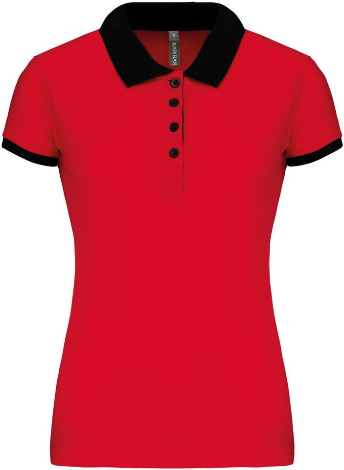 Kariban Poloshirt Zweifarbiges Piqué-Polohemd für Damen von Kariban