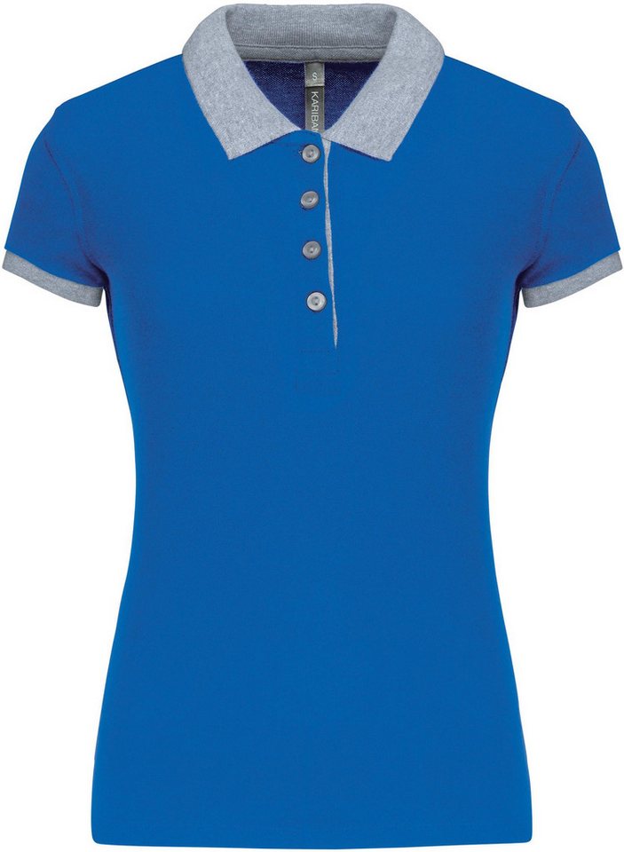 Kariban Poloshirt Zweifarbiges Piqué-Polohemd für Damen Kariban Poloshirt Zweifarbiges Piqué-Polohemd für Damen von Kariban