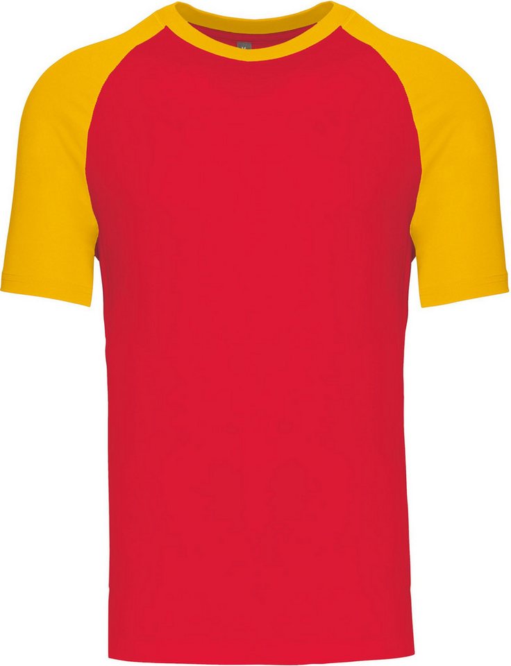 Kariban Rundhalsshirt Herren Baseball-Shirt, zweifarbig Kariban Rundhalsshirt Herren Baseball-Shirt, zweifarbig von Kariban