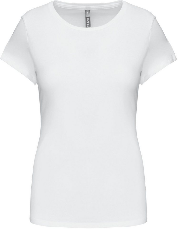 Kariban Rundhalsshirt Kurzarm-Damen-T-Shirt mit Rundhalsausschnitt von Kariban