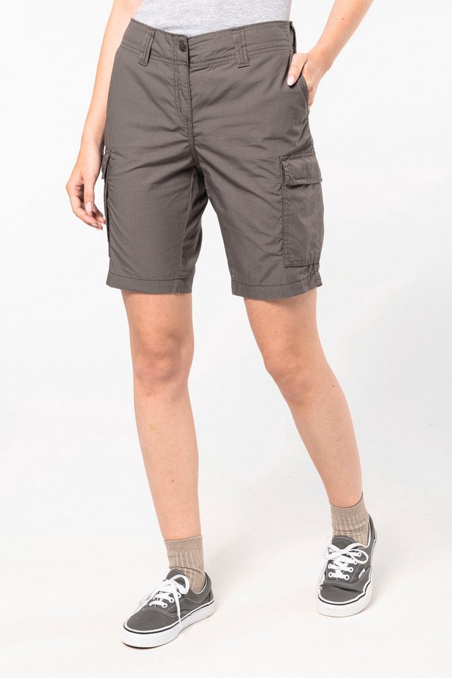 Kariban Shorts Leichte Bermuda-Shorts für Damen mit mehreren Taschen von Kariban