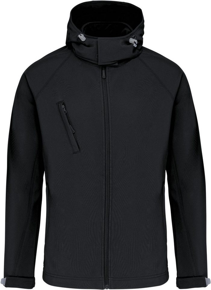 Kariban Softshelljacke Herren Softshell-Jacke mit Abnehmbare Kapuze von Kariban