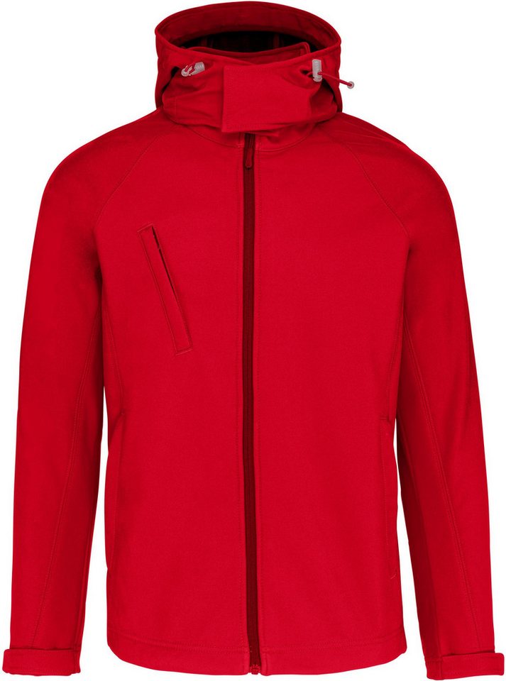 Kariban Softshelljacke Herren Softshell-Jacke mit Abnehmbare Kapuze von Kariban