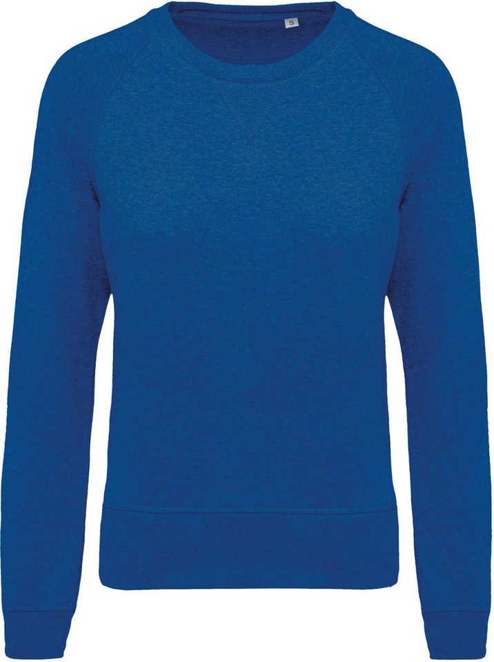 Kariban Sweatshirt Damen Sweatshirt BIO-BAUMWOLLE Rundhalsausschnitt Raglanärme von Kariban