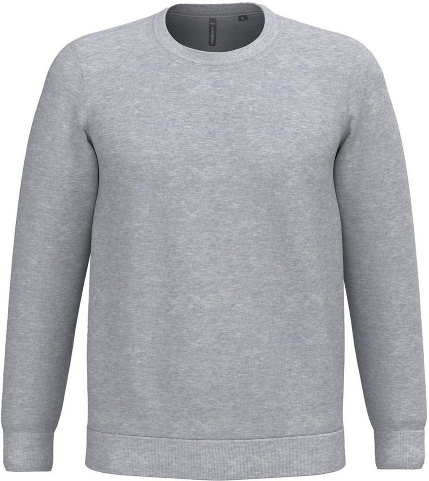 Kariban Sweatshirt Herren Sweatshirt mit Rundhalsausschnitt von Kariban