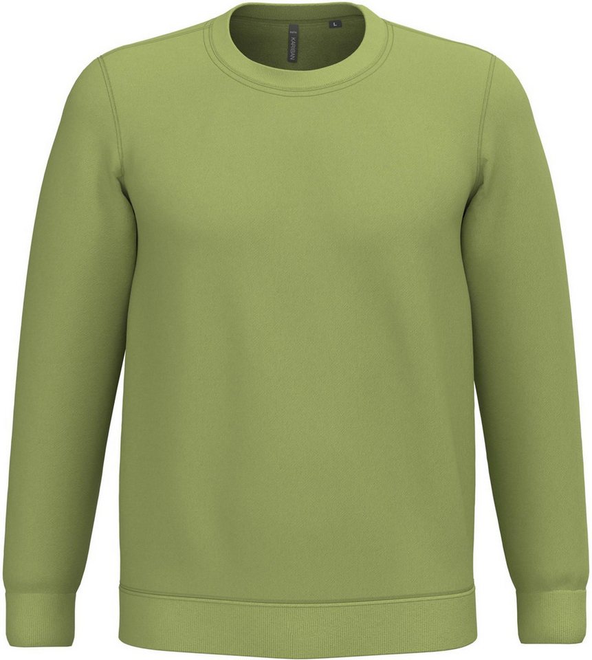 Kariban Sweatshirt Herren Sweatshirt mit Rundhalsausschnitt von Kariban