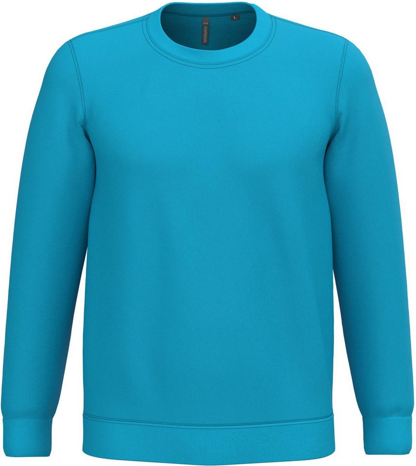 Kariban Sweatshirt Herren Sweatshirt mit Rundhalsausschnitt von Kariban