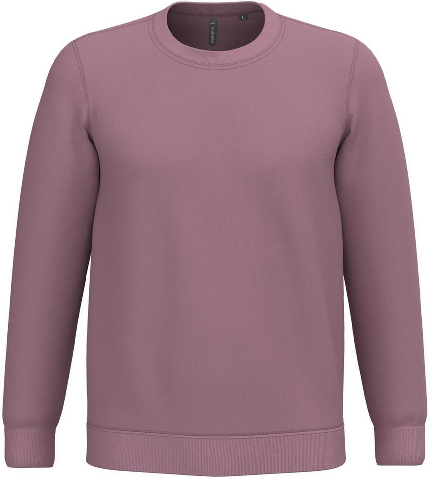 Kariban Sweatshirt Herren Sweatshirt mit Rundhalsausschnitt von Kariban