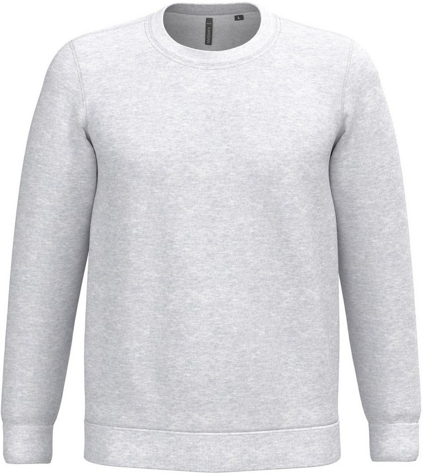 Kariban Sweatshirt Herren Sweatshirt mit Rundhalsausschnitt von Kariban
