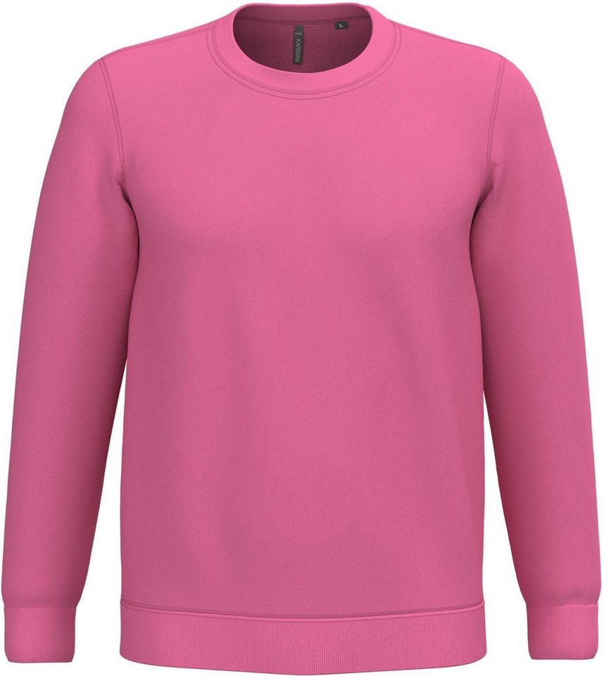 Kariban Sweatshirt Herren Sweatshirt mit Rundhalsausschnitt von Kariban
