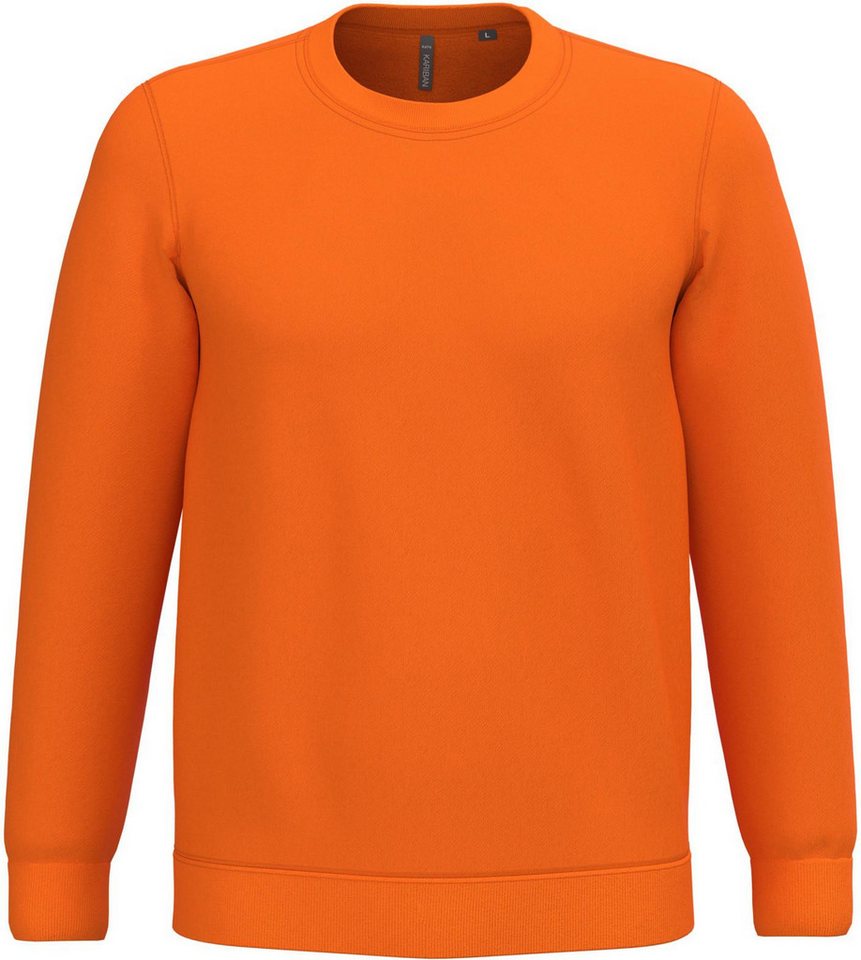 Kariban Sweatshirt Herren Sweatshirt mit Rundhalsausschnitt von Kariban