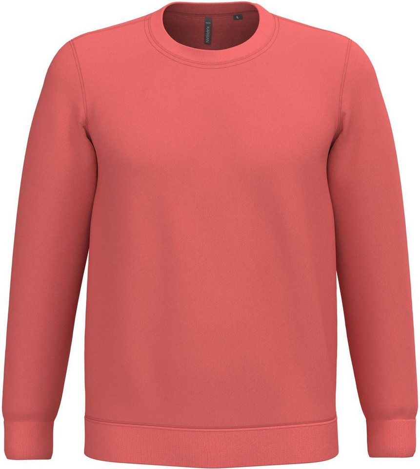 Kariban Sweatshirt Herren Sweatshirt mit Rundhalsausschnitt von Kariban