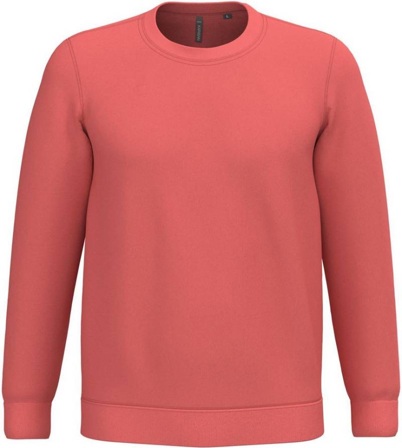 Kariban Sweatshirt Herren Sweatshirt mit Rundhalsausschnitt von Kariban