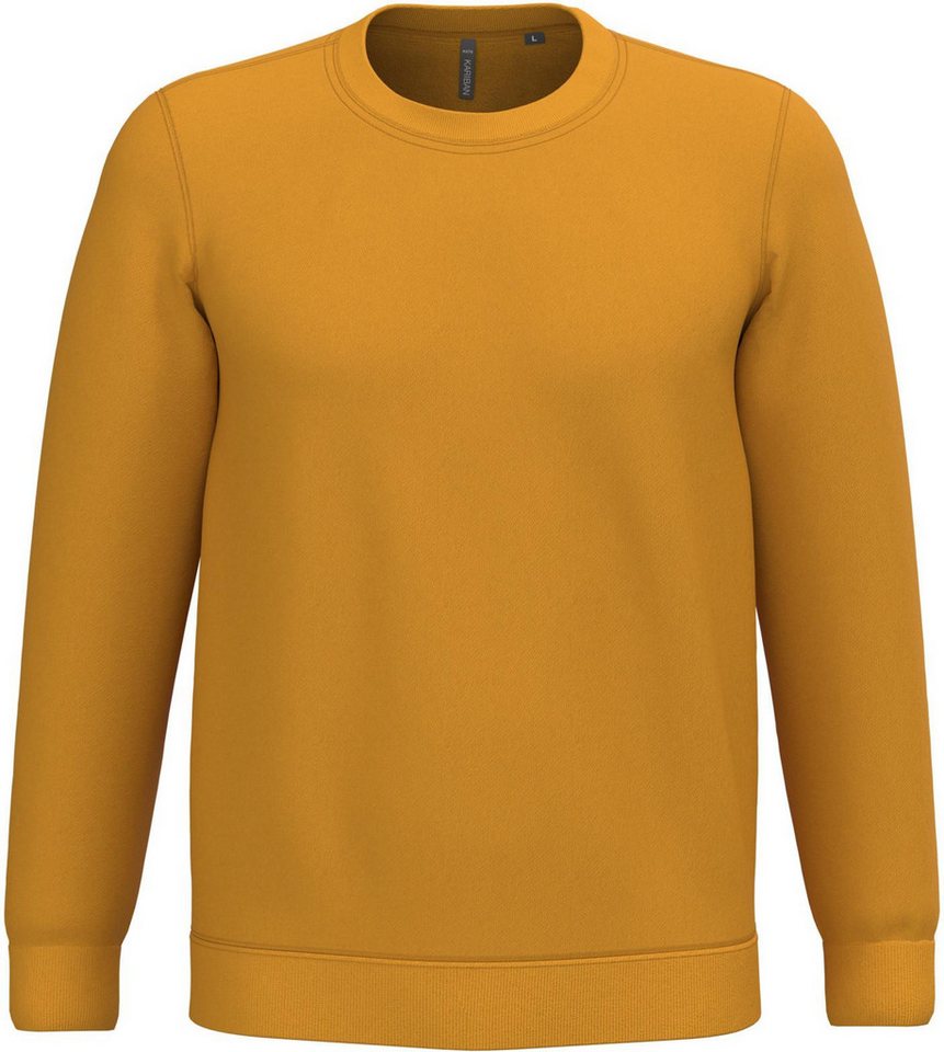 Kariban Sweatshirt Herren Sweatshirt mit Rundhalsausschnitt von Kariban