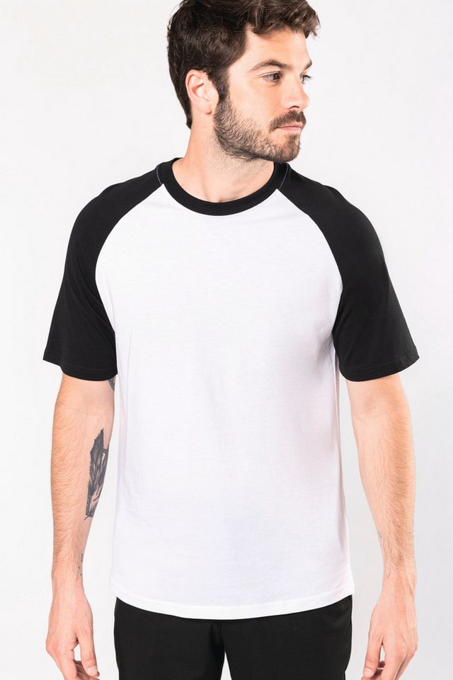 Kariban T-Shirt Baseball-Shirt, zweifarbig von Kariban