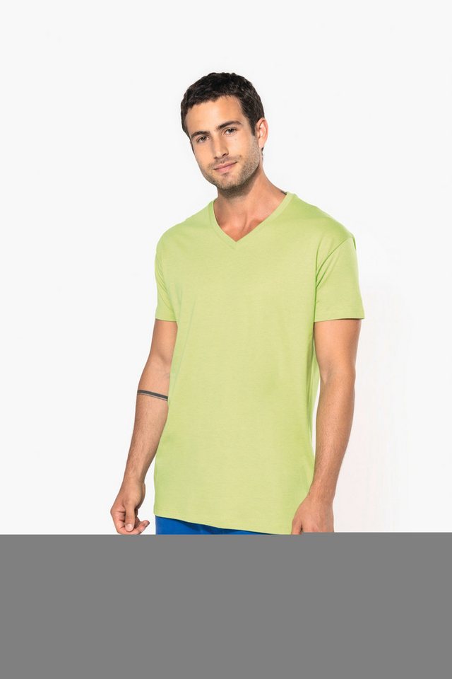 Kariban T-Shirt Herren-T-Shirt Bio150IC mit V-Ausschnitt von Kariban
