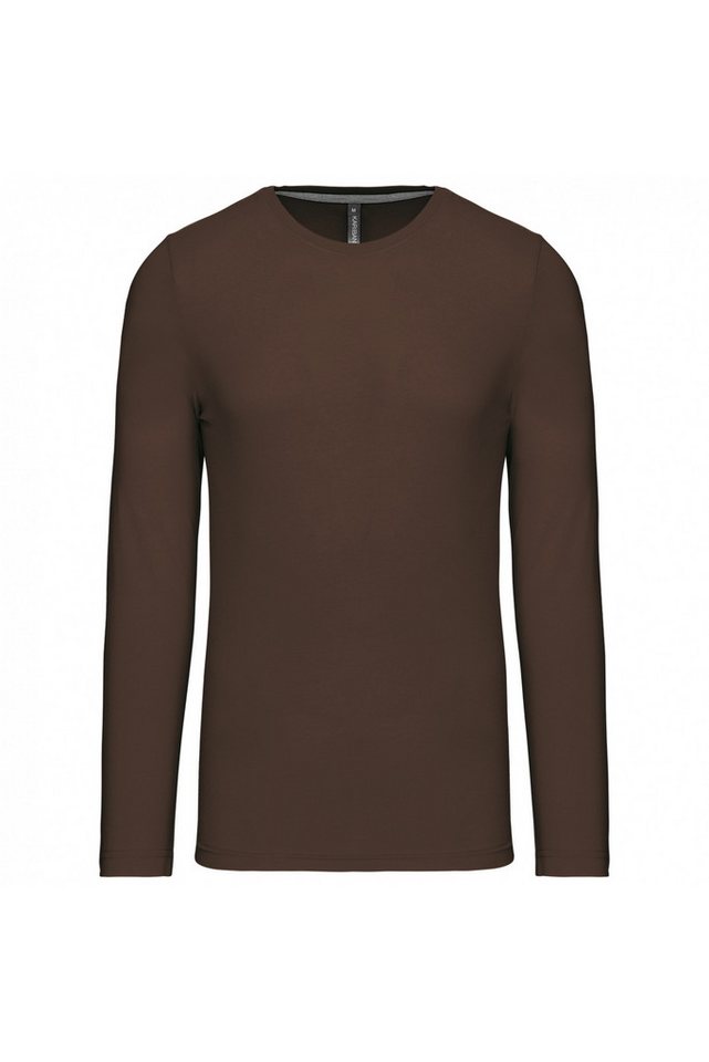 Kariban T-Shirt Mens long-sleeved crew neck T-shirt von Kariban