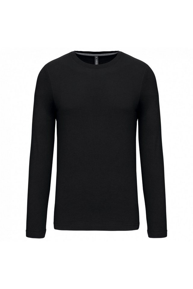 Kariban T-Shirt Mens long-sleeved crew neck T-shirt von Kariban