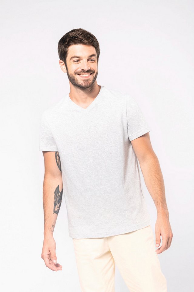 Kariban T-Shirt Mens short-sleeved V-neck T-shirt von Kariban
