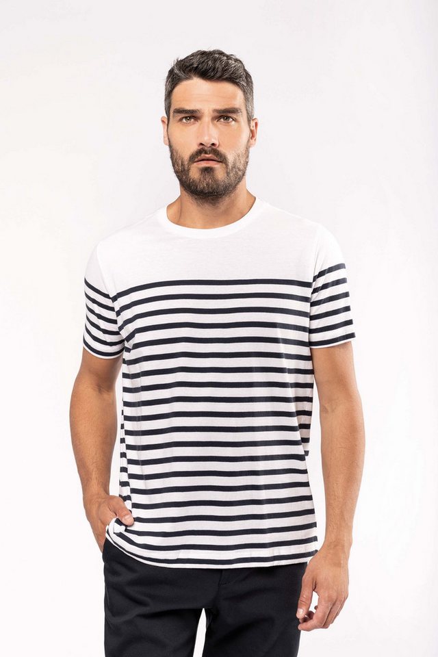 Kariban T-Shirt T-Shirt im Marine-Stil mit Rundhalsausschnitt Bio Herren Kariban T-Shirt T-Shirt im Marine-Stil mit Rundhalsausschnitt Bio Herren von Kariban
