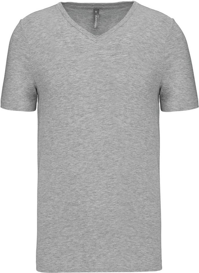 Kariban V-Shirt Herren Kurzarm-T-Shirt mit V-Ausschnitt von Kariban