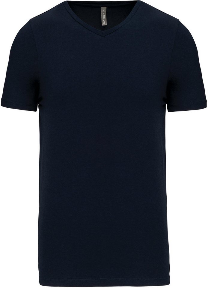 Kariban V-Shirt Herren Kurzarm-T-Shirt mit V-Ausschnitt von Kariban