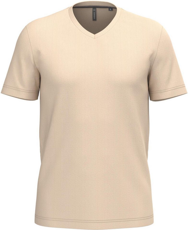 Kariban V-Shirt Herren T-Shirt Men's short-sleeved V-neck T-shirt von Kariban