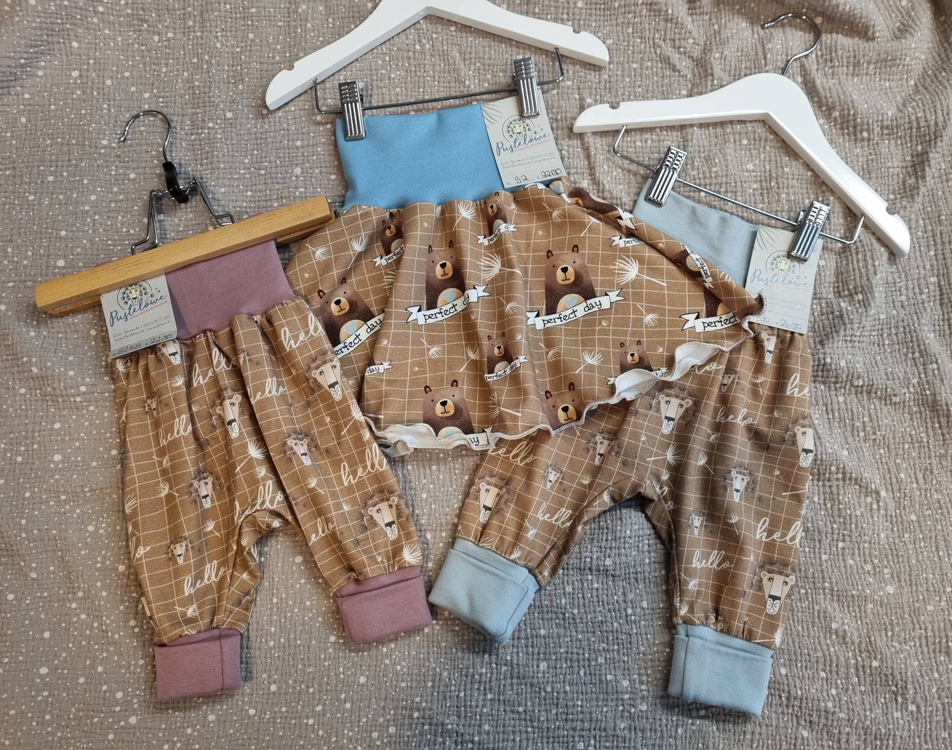 Babyhose, Kinderhose, Blau, Braun, Bunt Babyhose, Kinderhose, Blau, Braun, Bunt von KarinaPusteloewe