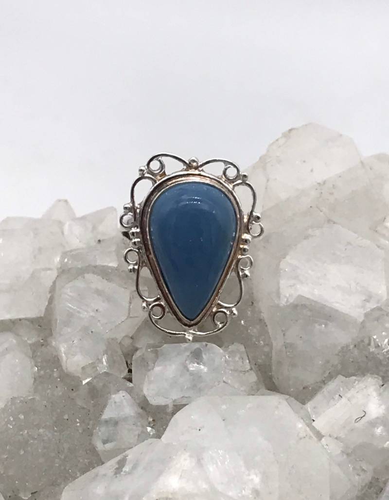 Abstand Owyhee Opal Ring Größe 58 von KarinsForgottenTreas