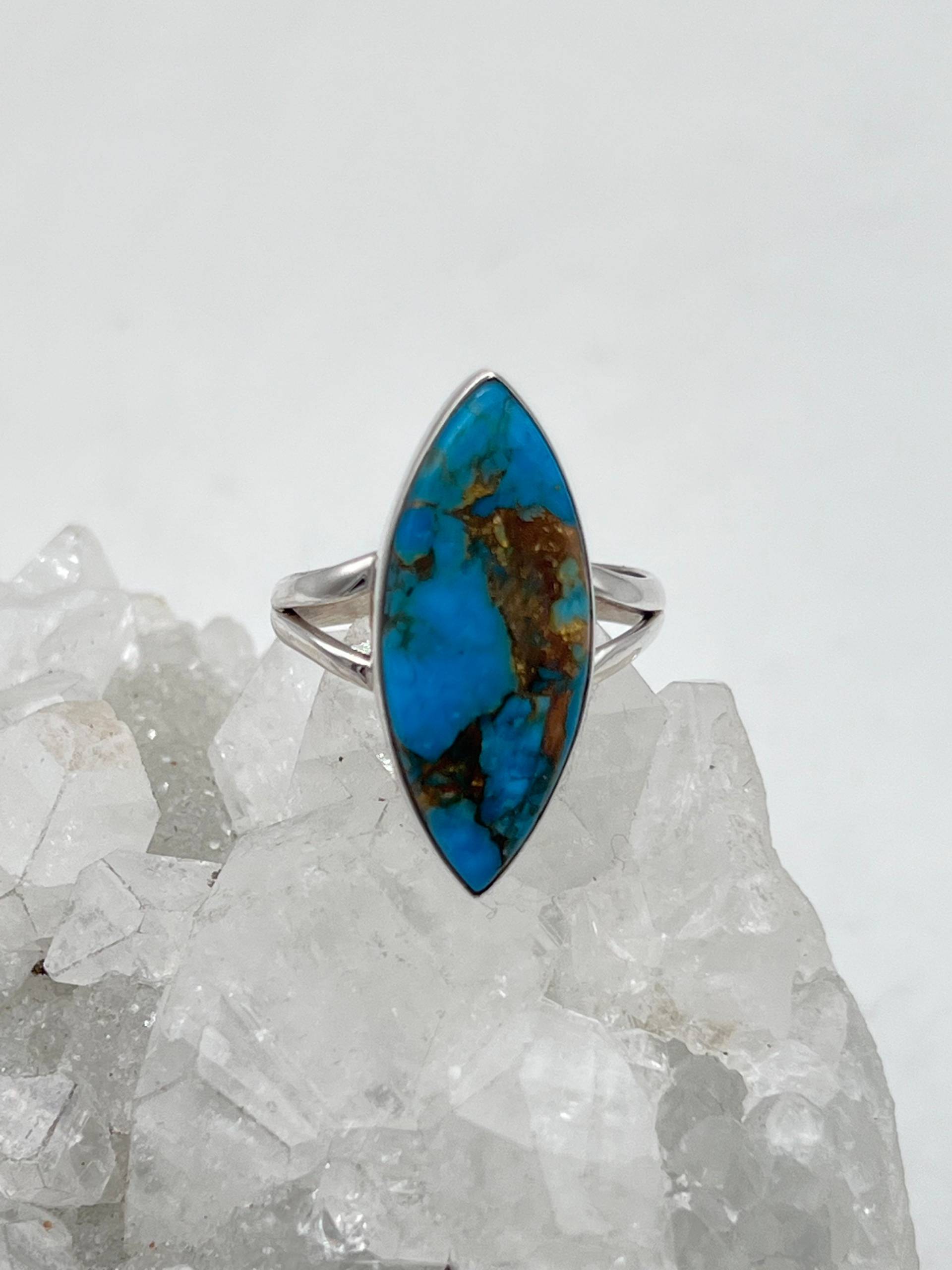Blauer Kupfer Türkis Ring, Größe 33 cm von KarinsForgottenTreas