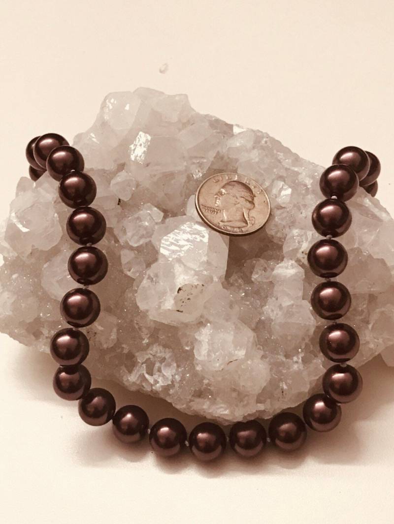 Chunky Rusty Kupfer Perle Halskette 18In von KarinsForgottenTreas