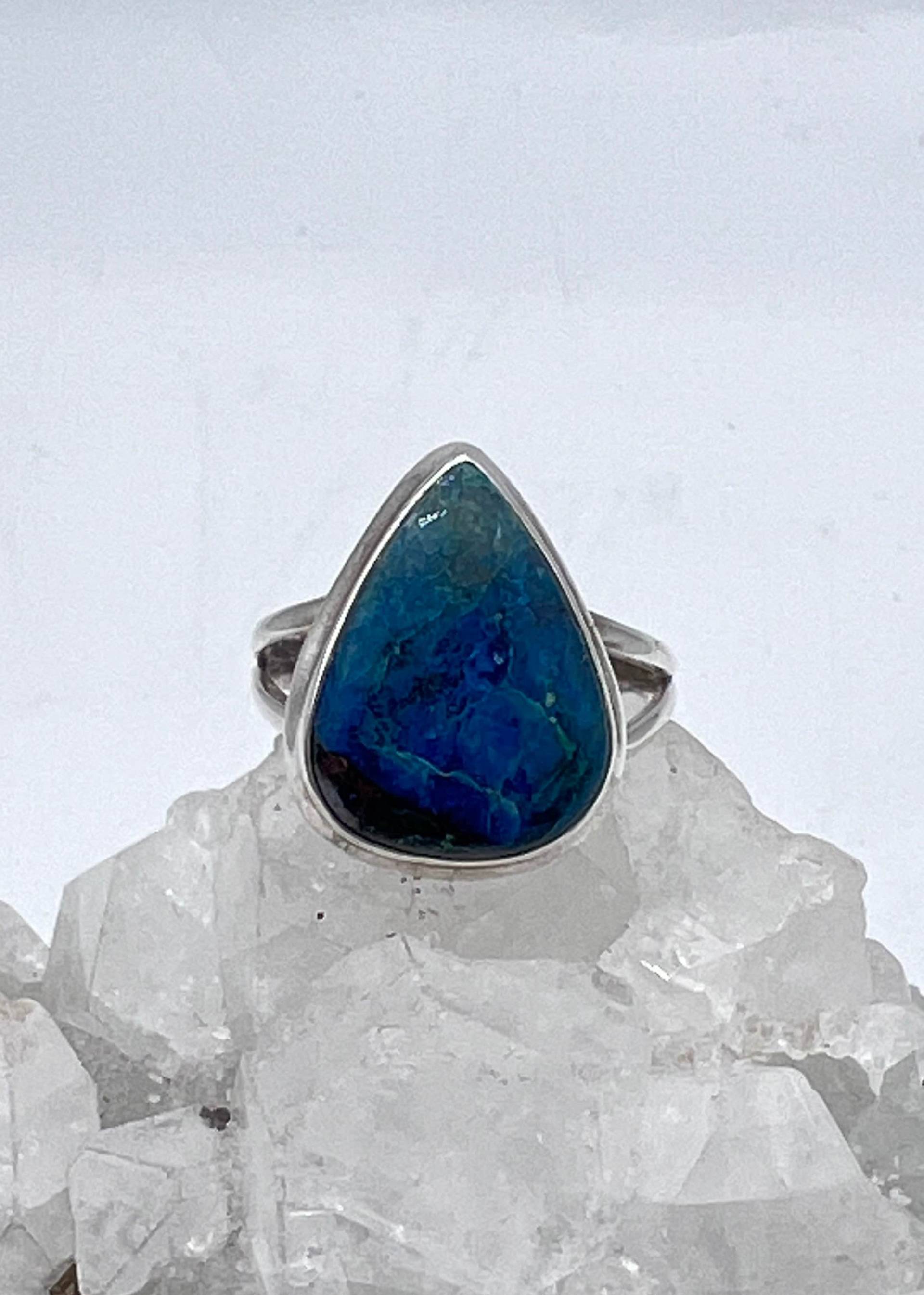 Schöner Blauer Apatit Ring, Größe 25cm von KarinsForgottenTreas